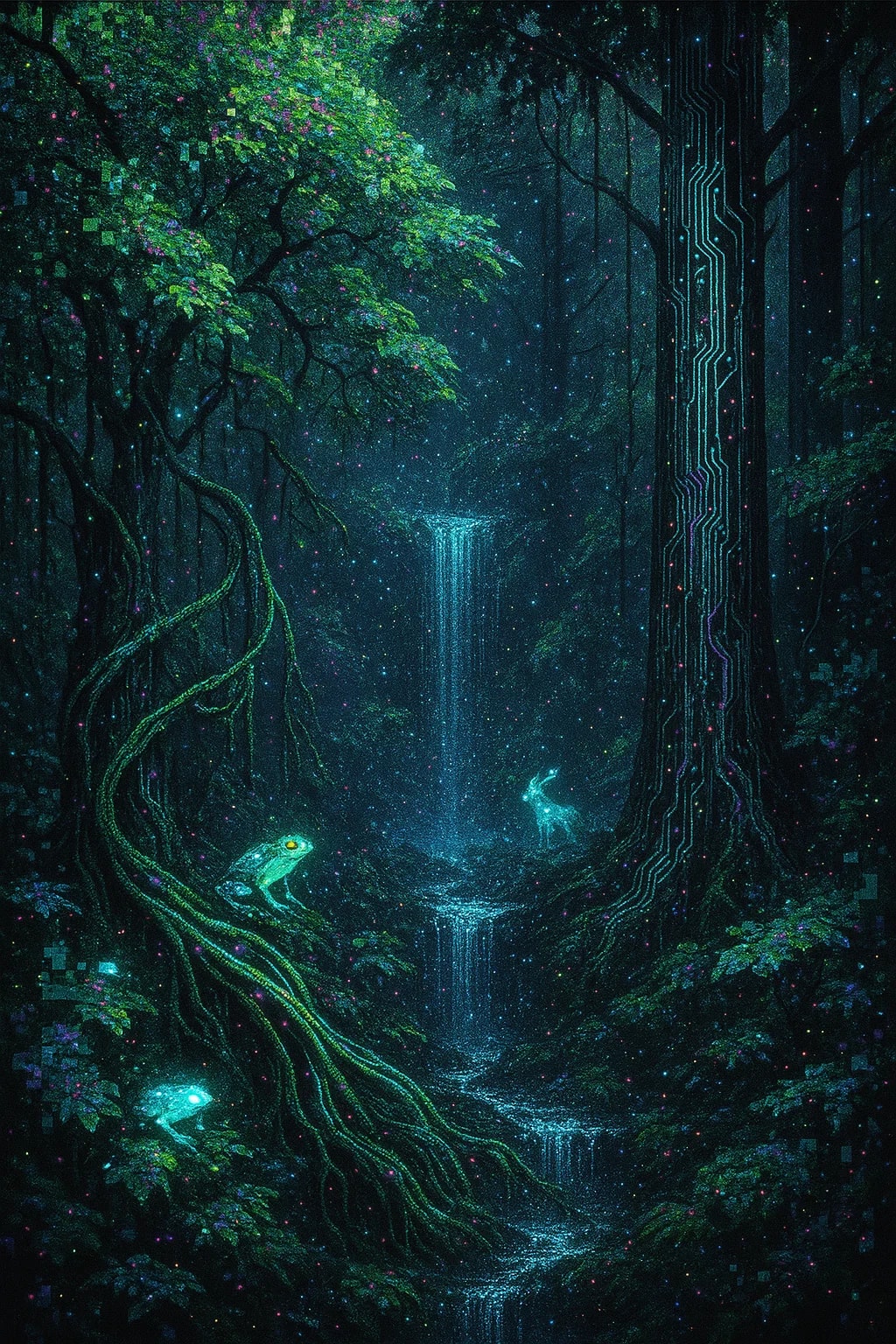 Digital Wilderness setlist poster